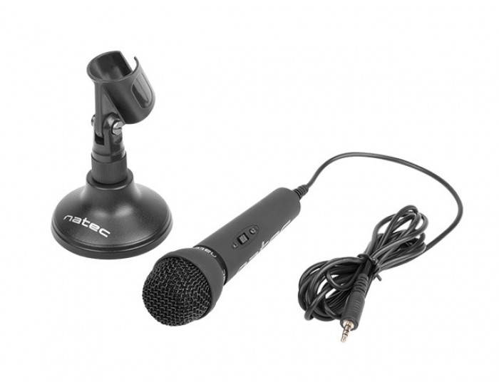 Микрофон Natec microphone adder black