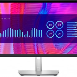 Монитор Dell P2423DE, 23.8" Wide LED AG IPS Panel, 5ms, 1000:1, 300 cd/m2, 2560x1440, 99% Srgb, HDMI, DP, USB-C hub, USB 3.2 Gen 1, RJ-45, ComfortView, Height, Pivot, Swivel, Tilt, Black - Офис