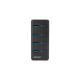 USB хъб Natec USB 3.0 Hub Mantis 2 4-Port On/Off With AC Adapter