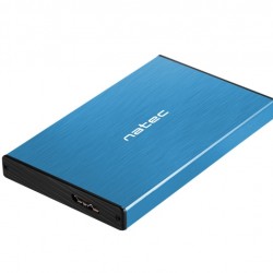 Кутия за твърд диск Natec External HDD/SSD Enclosure Rhino Go SATA 2.5" USB 3.0 Blue - Хард дискове, Карти памет, CD и DVD дискове