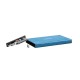 Кутия за твърд диск Natec External HDD/SSD Enclosure Rhino Go SATA 2.5" USB 3.0 Blue