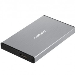 Кутия за твърд диск Natec External HDD/SSD Enclosure Rhino Go SATA 2.5" USB 3.0 Grey - Хард дискове, Карти памет, CD и DVD дискове