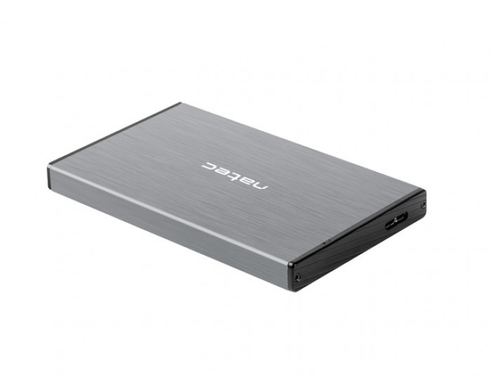 Кутия за твърд диск Natec External HDD/SSD Enclosure Rhino Go SATA 2.5" USB 3.0 Grey