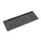 Клавиатура Natec wireless keyboard Turbot slim touch pad x-scissors us layout