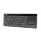 Клавиатура Natec wireless keyboard Turbot slim touch pad x-scissors us layout