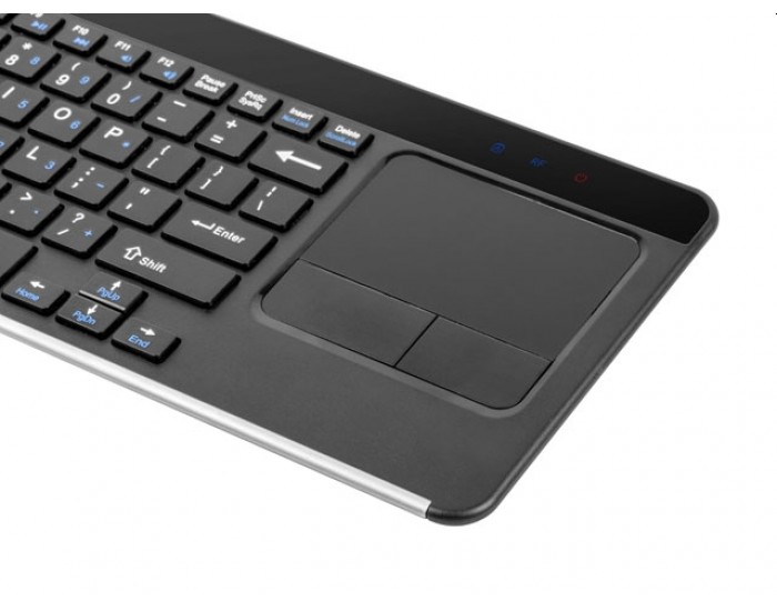 Клавиатура Natec wireless keyboard Turbot slim touch pad x-scissors us layout