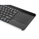 Клавиатура Natec wireless keyboard Turbot slim touch pad x-scissors us layout