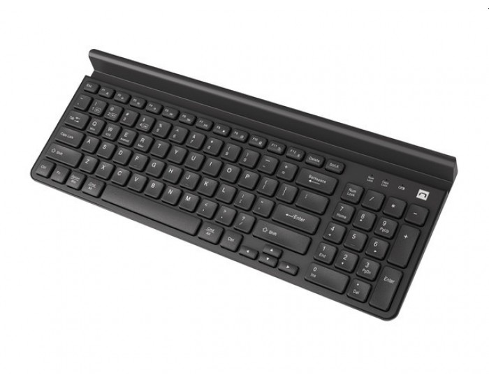 Комплект Natec Keyboard Felimare US Layout Wireless Bluetooth + 2.4 GHz Slim Pnone/Tablet Holder, Black