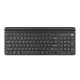 Комплект Natec Keyboard Felimare US Layout Wireless Bluetooth + 2.4 GHz Slim Pnone/Tablet Holder, Black