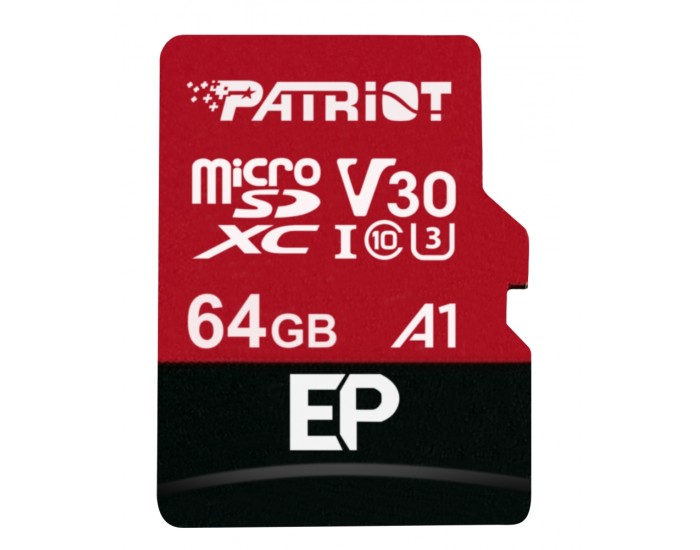 Памет Patriot EP Series 64GB Micro SDXC V30