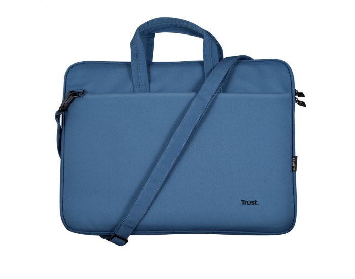 Чанта TRUST Bologna Laptop Bag 16" Eco Blue