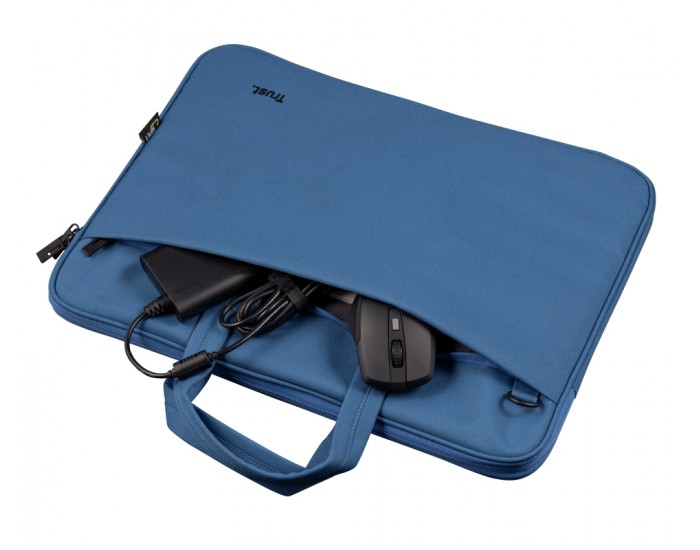 Чанта TRUST Bologna Laptop Bag 16" Eco Blue