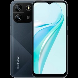 Blackview WAVE 6C 2GB/32GB, 6.5inch HD+ 720x1600 20:9, Octa-core, 5MP Front/8MP, Battery 5100mAh, Type-C, Android 13, Dual SIM, SD card slot, 30W wired charging, Black - Офис