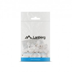 Конектор Lanberg RJ-45 UTP CAT.6 plug 8P8C (20 pcs) - Разклонители, Зарядни и Кабели