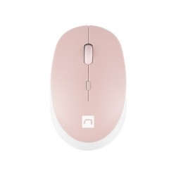 Мишка Natec Mouse Harrier 2 Wireless 1600 DPI Bluetooth 5.1 White-Pink - Клавиатури, Мишки и Падове