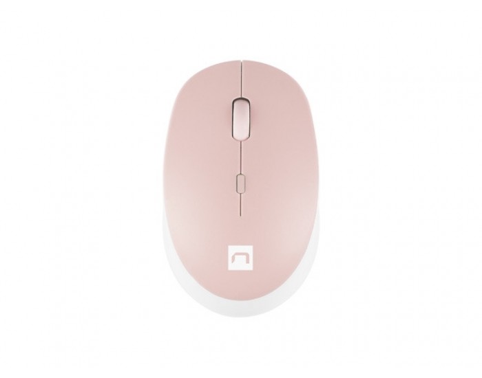 Мишка Natec Mouse Harrier 2 Wireless 1600 DPI Bluetooth 5.1 White-Pink