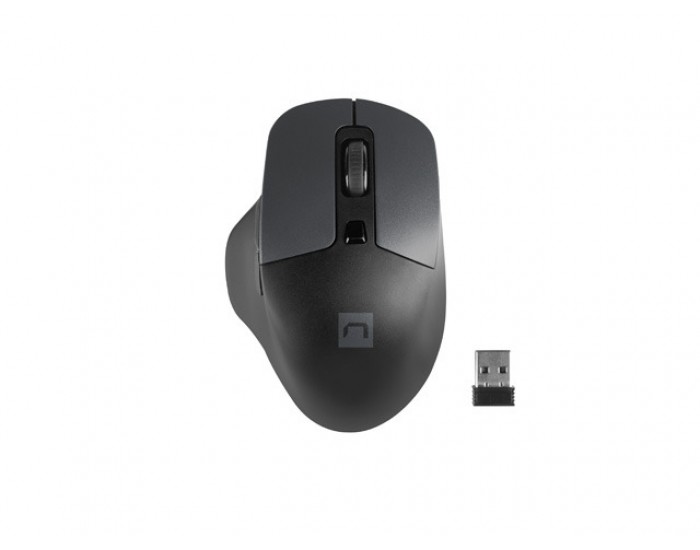 Мишка Natec Mouse Blackbird 2 Silent Wireless 1600 DPI Optical Right Hand Adapted, Black