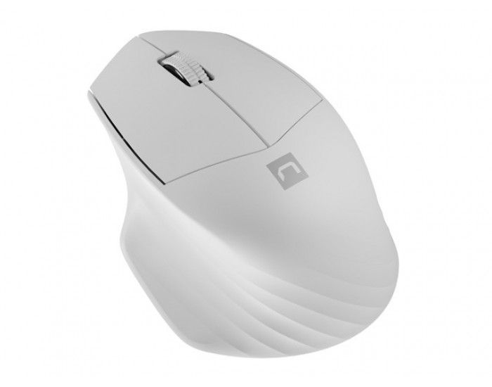 Мишка Natec Mouse Siskin Wireless 1600DPI 2.4GHz + Bluetooth 5.0 Optical White