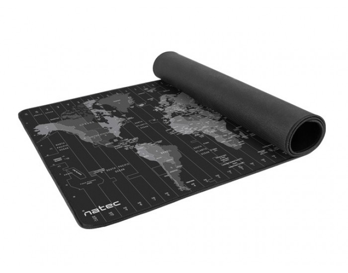 Подложка за мишка Natec Mouse Pad Time Zone Map MAXI 800x400 mm