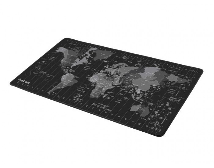 Подложка за мишка Natec Mouse Pad Time Zone Map MAXI 800x400 mm