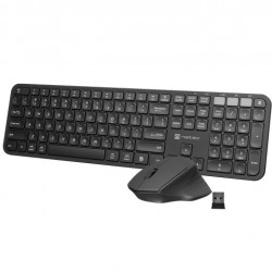 Комплект Natec Set 2 in 1 Keyboard Octopus + Mouse US Layout Wireless Bluetooth + 2.4 GHz USB - Natec