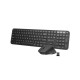 Комплект Natec Set 2 in 1 Keyboard Octopus + Mouse US Layout Wireless Bluetooth + 2.4 GHz USB