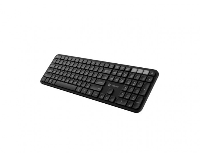 Комплект Natec Set 2 in 1 Keyboard Octopus + Mouse US Layout Wireless Bluetooth + 2.4 GHz USB