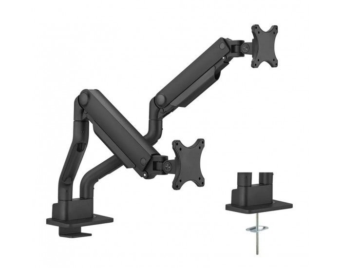 Стойка Neomounts by Newstar Next One Desk Mount, double display (topfix clamp &grommet)