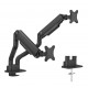 Стойка Neomounts by Newstar Next One Desk Mount, double display (topfix clamp &grommet)