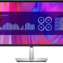 Монитор Dell P2723DE, 27" Wide LED AG IPS Panel, 5ms, 1000:1, 350 cd/m2, 2560x1440, 99% Srgb, HDMI, DP, USB-C hub, USB 3.2 Gen, RJ45, ComfortView, Height, Pivot, Swivel, tilt, Black - Офис