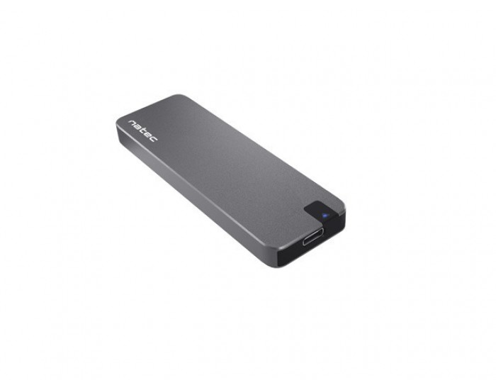 Кутия за твърд диск Natec EXTERNAL SSD ENCLOSURE RHINO M.2 NVME USB-C 3.1 GEN 2 ALUMINIUM