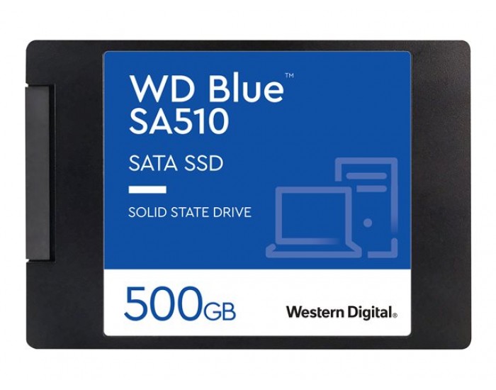 WD Blue SA510 SSD 500GB SATA III 6Gb/s cased 2.5inch 7mm internal single-packed