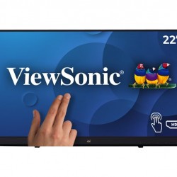 VIEWSONIC TD2230 22inch FHD 1920x1080 IPS 10-Point Multitouch 200nits VGA HDMI DisplayPort 2xUSB speakers bookstand style - Viewsonic