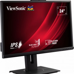 VIEWSONIC VG2440V Monitor 24inch 16:9 1920x1080 FHD SuperClear IPS LED with VGA HDMI DipsplayPort USB - Viewsonic