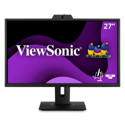 VIEWSONIC VG2740V 27inch 1920x1080 FHD 16:9 SuperClear IPS LED Monitor VGA HDMI DP adjustable Webcam microphone USB Speakers - Viewsonic