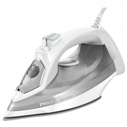 PHILIPS Steam iron Series 5000 40g/min 160g steam boost SteamGlide Plus 2400 W white/gray - Малки домакински уреди