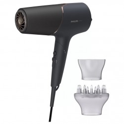 PHILIPS Hair dryer 2300W Series 5000 ThermoShield technology 6 heat and speed settings ionic care black - Малки домакински уреди