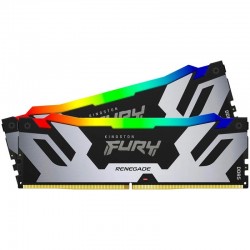 Kingston 96GB 6000MT/s DDR5 CL32 DIMM (Kit of 2) FURY Renegade RGB XMP, EAN: 740617338737 - Компютърни Компоненти