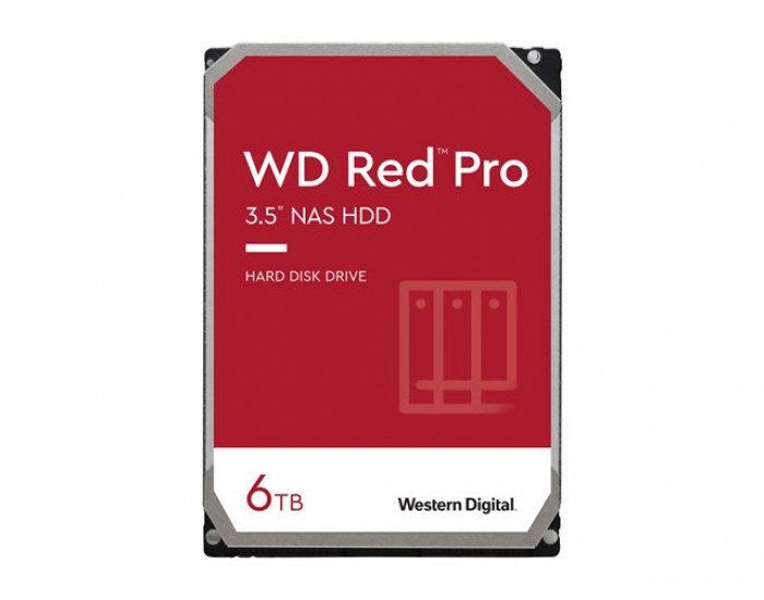 WD Red Pro 6TB SATA 6Gb/s 256MB Cache Internal 8.9cm 3.5inch 24x7 7200rpm optimized for SOHO NAS systems 1-24 Bay HDD Bulk NV