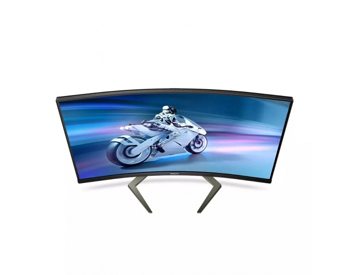 Монитор Philips 32M1C5500VL, 31.5" Curved 1500R VA WLED, 2560x1440@165Hz, 4ms GtG, 1ms MPRT, 250cd m/2, 3000:1, Mega Infinity DCR, Adaptive Sync, FlickerFree, Low Blue Light, Tilt, 2xHDMI, DP