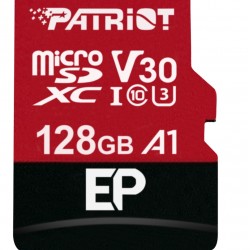 Памет Patriot EP Series 128GB Micro SDXC V30 - Офис техника