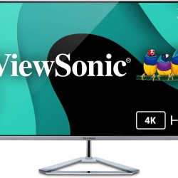 VIEWSONIC VX3276-4K-MHD 32inch 16:9 3840x2160 UHD SuperClear VA monitor 2 HDMI DP Mini DP frameless silver bezel silver stand - Viewsonic