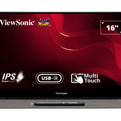 VIEWSONIC TD1655 Portable Touch Display 15.6inch 1920x1080 Projected capacitive 10 points touch with mini HDMI 2 USB type C - Viewsonic