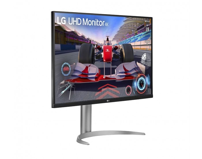 Монитор LG 32UQ750P-W, 31.5" UtraFine AG, VA, DCI-P3 90% , 4ms, 400 cd/m2, 2500:1, 3840x2160, 144Hz, HDR 10, USB Type-C, HDMI, DisplayPort, FreeSync Premium, VRR, Dynamic Action Sync, Speaker, Headphone out, Tilt, Height Adjustable, Clockwise