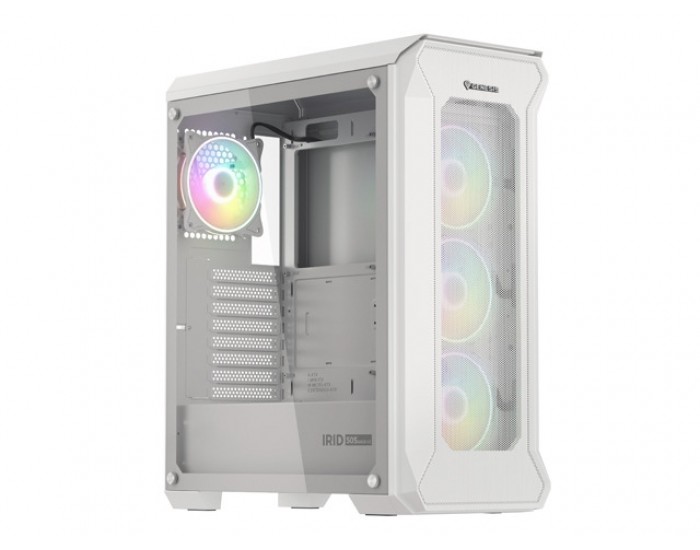 Кутия за компютър Genesis Gaming PC Case IRID 505 ARGB V2 Midi Tower Window White