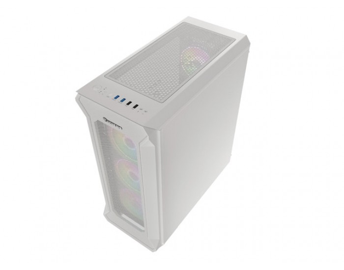 Кутия за компютър Genesis Gaming PC Case IRID 505 ARGB V2 Midi Tower Window White