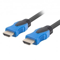 Кабел Lanberg HDMI M/M V2.0 cable 4K 3m CU, black - Lanberg