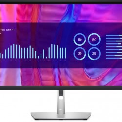 Монитор Dell P3223DE, 31.5" Wide LED AG IPS Panel, 5ms, 1000:1, 350 cd/m2, 2560x1440, 99% Srgb, HDMI, DP, USB-C hub, USB 3.2 Gen 1, RJ45, ComfortView, Height, Pivot, Swivel, tilt, Black - Офис