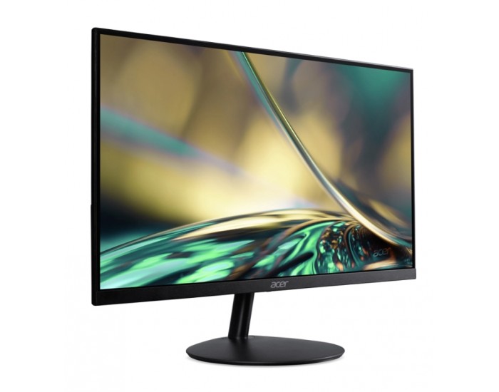 Монитор Acer SB242YEbi 23.8" IPS Wide, LED, ZeroFrame, FHD 1920x1080, FreeSync, AG, 1ms (VRB), 100Hz, Ultra-thin, 100M:1, 250 cd/m2, VGA, HDMI, Tilt, Bluelight shield, Flicker-Less, Acer Display Widget, Kensington Security, VESA, Black