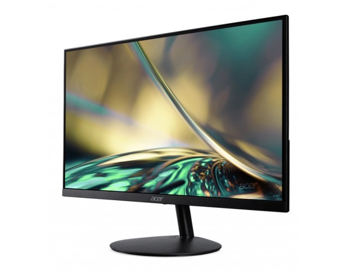 Монитор Acer SB242YEbi 23.8" IPS Wide, LED, ZeroFrame, FHD 1920x1080, FreeSync, AG, 1ms (VRB), 100Hz, Ultra-thin, 100M:1, 250 cd/m2, VGA, HDMI, Tilt, Bluelight shield, Flicker-Less, Acer Display Widget, Kensington Security, VESA, Black